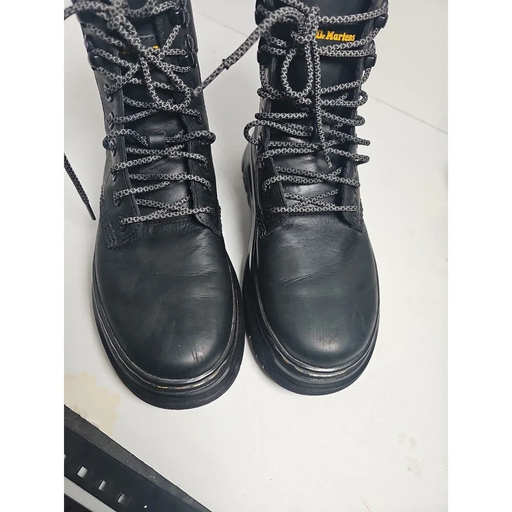 SEMI-NEW Dr. Martens Us Men 5/us Ladys Sz 6 Hiking Boots  BLACK